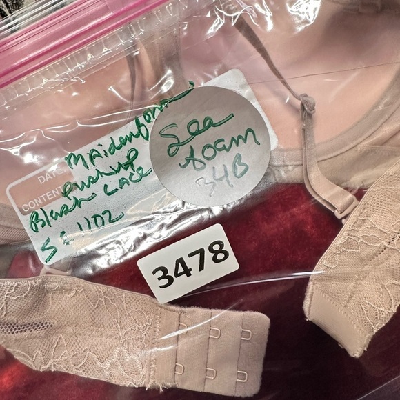 Maidenform Bra SE1102 Extreme Lift Push Up 5 Way convertible Wire 34B Blush 3478 - Picture 10 of 12